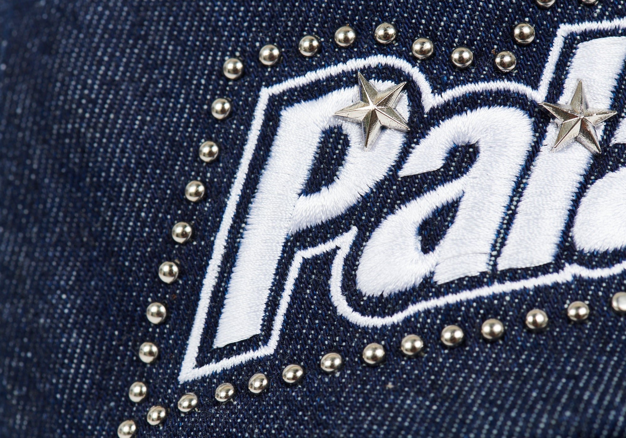STUDDED DENIM TRUCKER INDIGO - 3