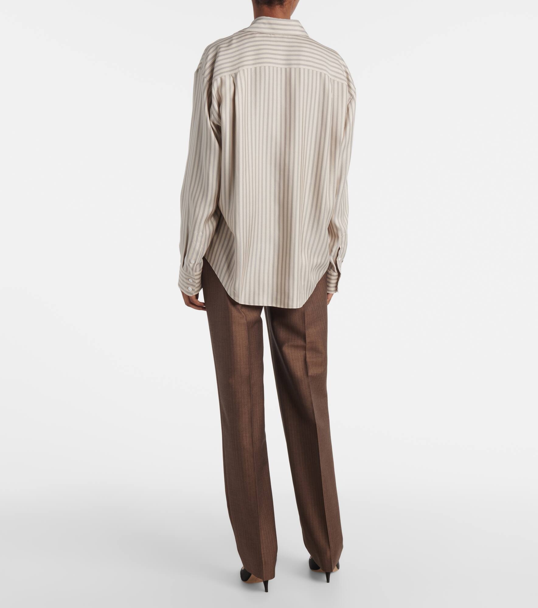 Parave striped silk shirt - 3