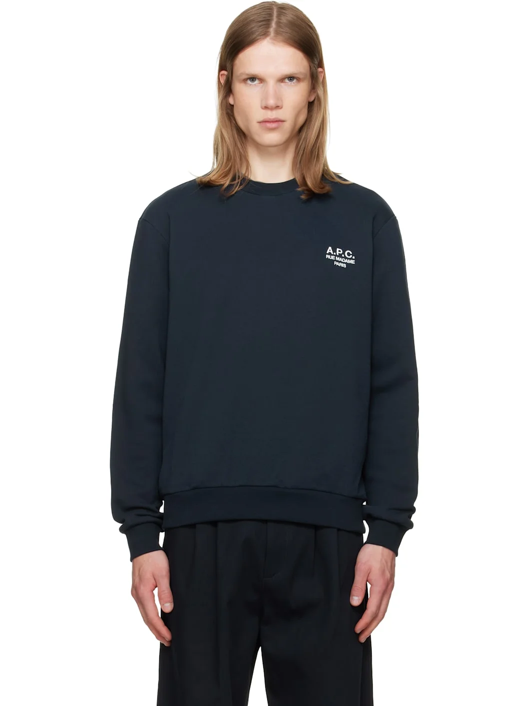 Navy Standard 'Rue Madame' Sweatshirt - 1