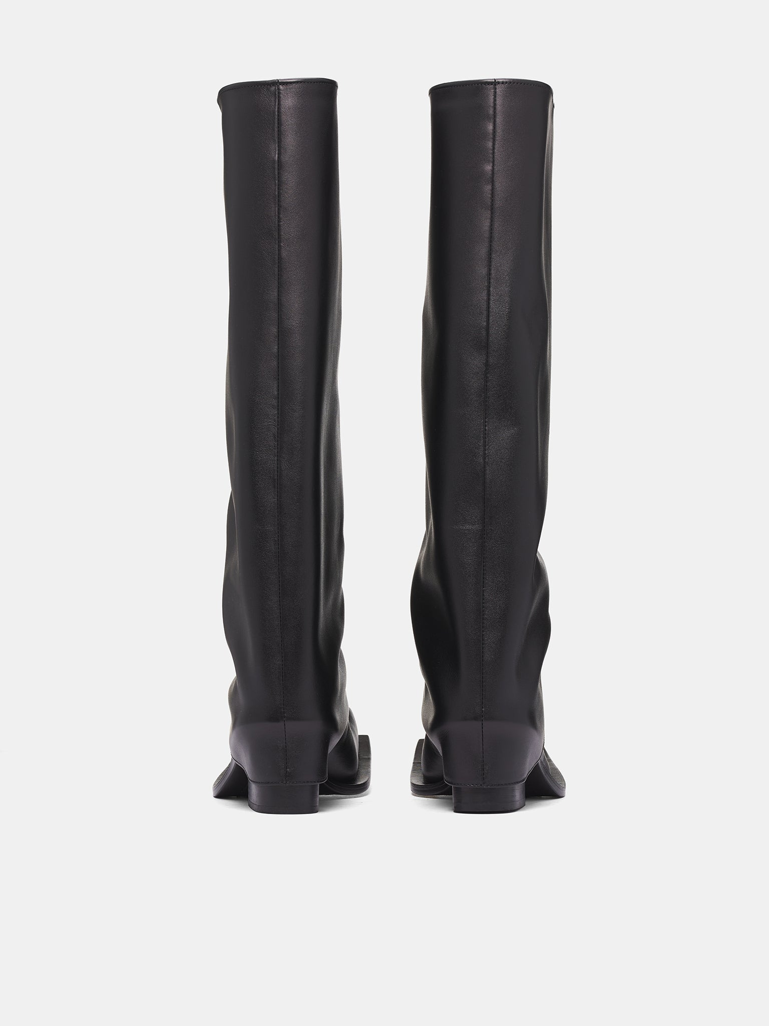 Havva Chunky Heel Leather Boots - 4
