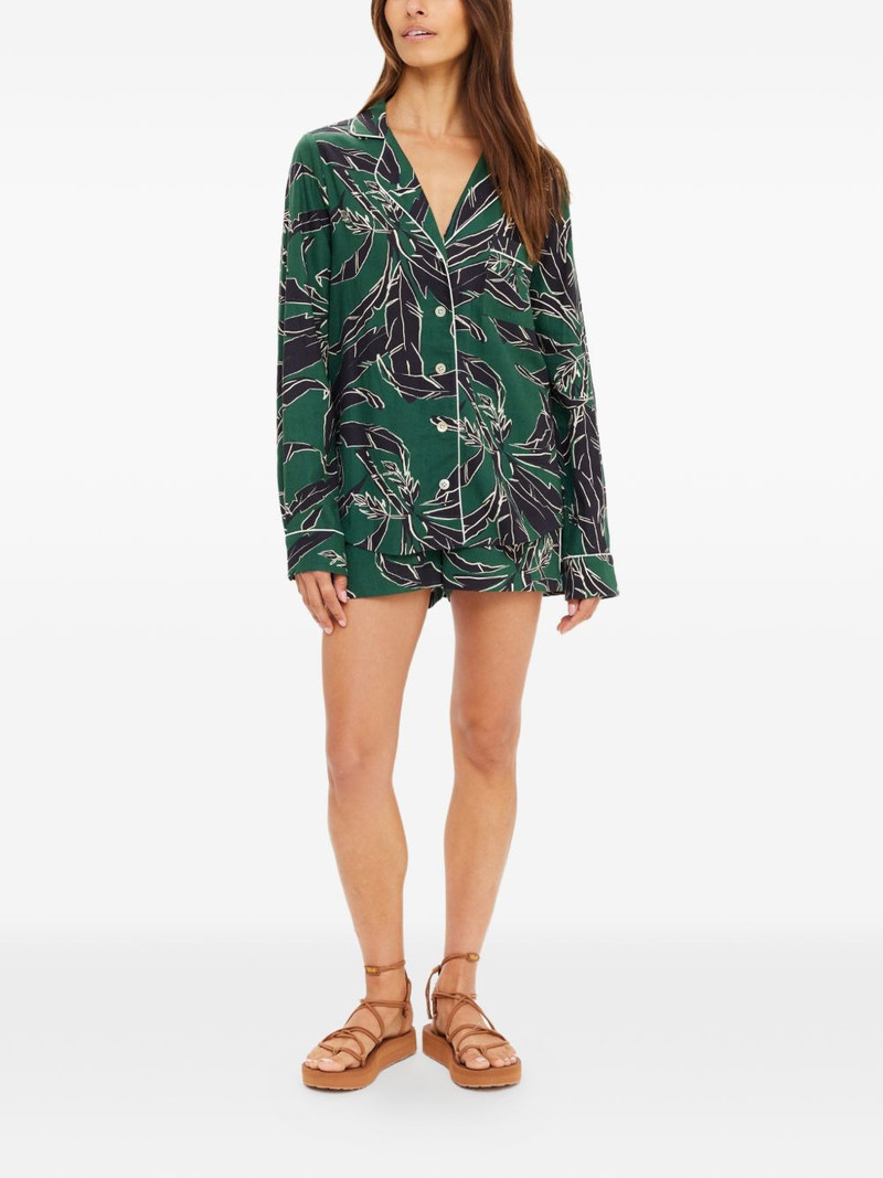 THE UPSIDE floral-print collared shirt outlook