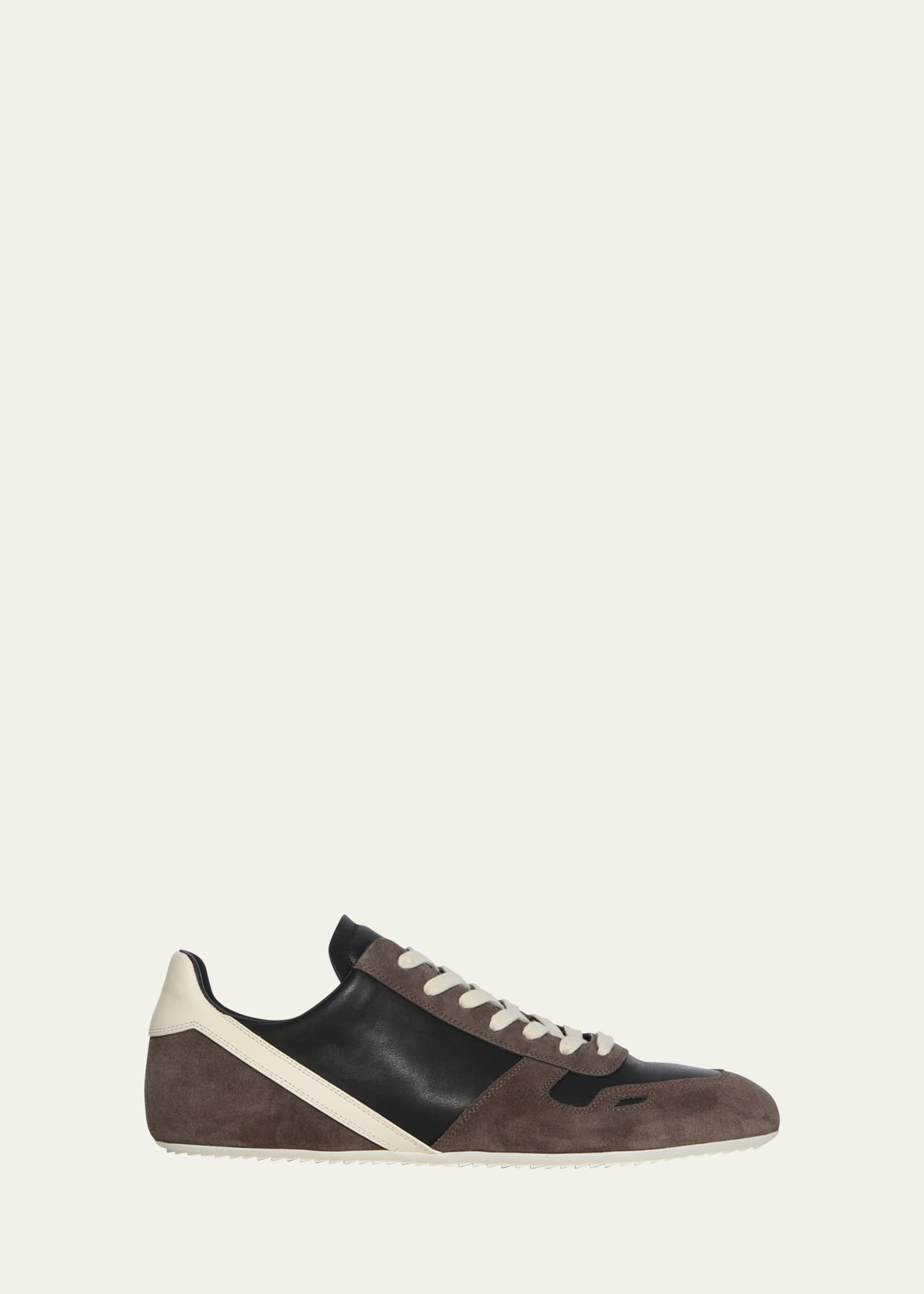 Men's Minimal Sneak Suede and Leather Low-Top Sneakers - 1