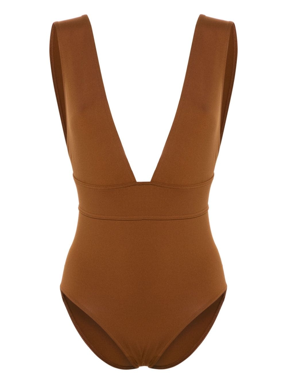 Pigment V-neck swimsuit - 1