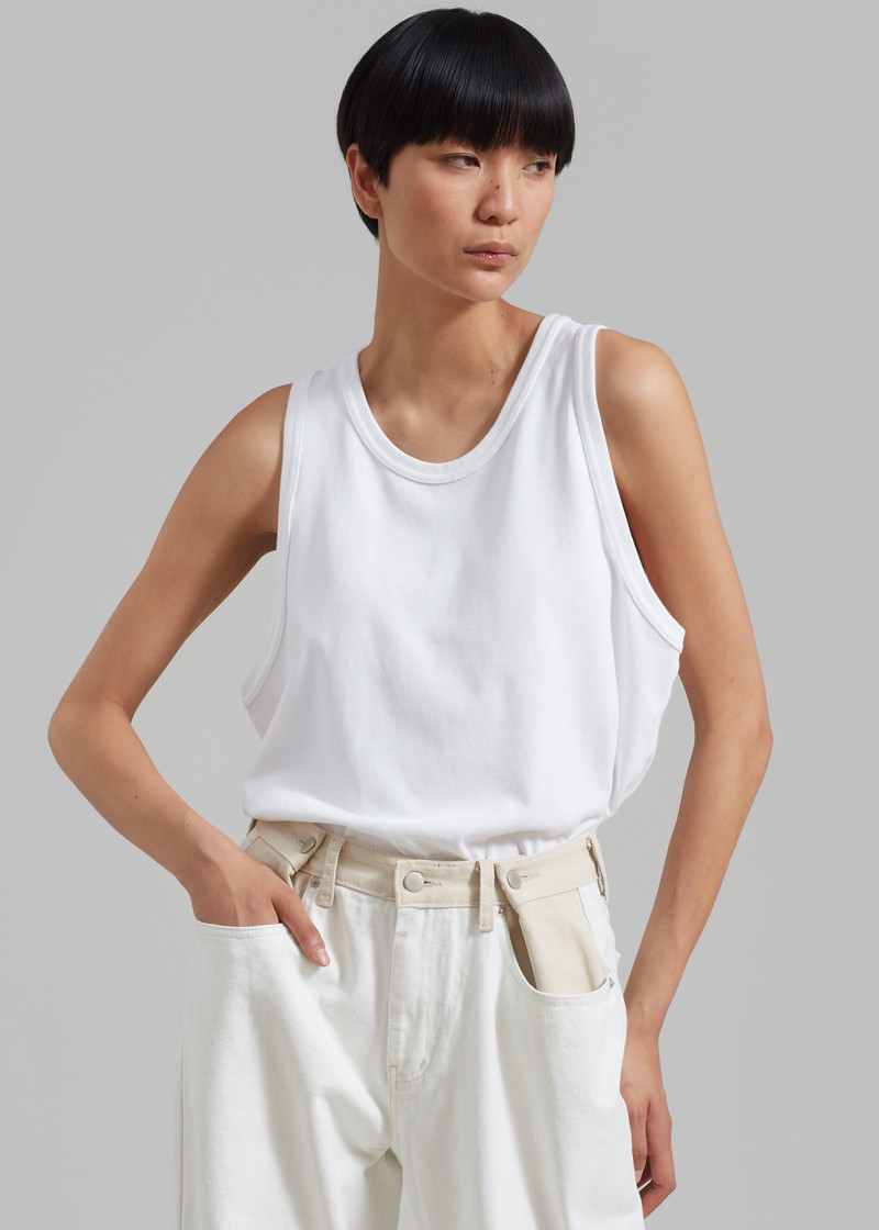 Briston Boxy Tank - White 1