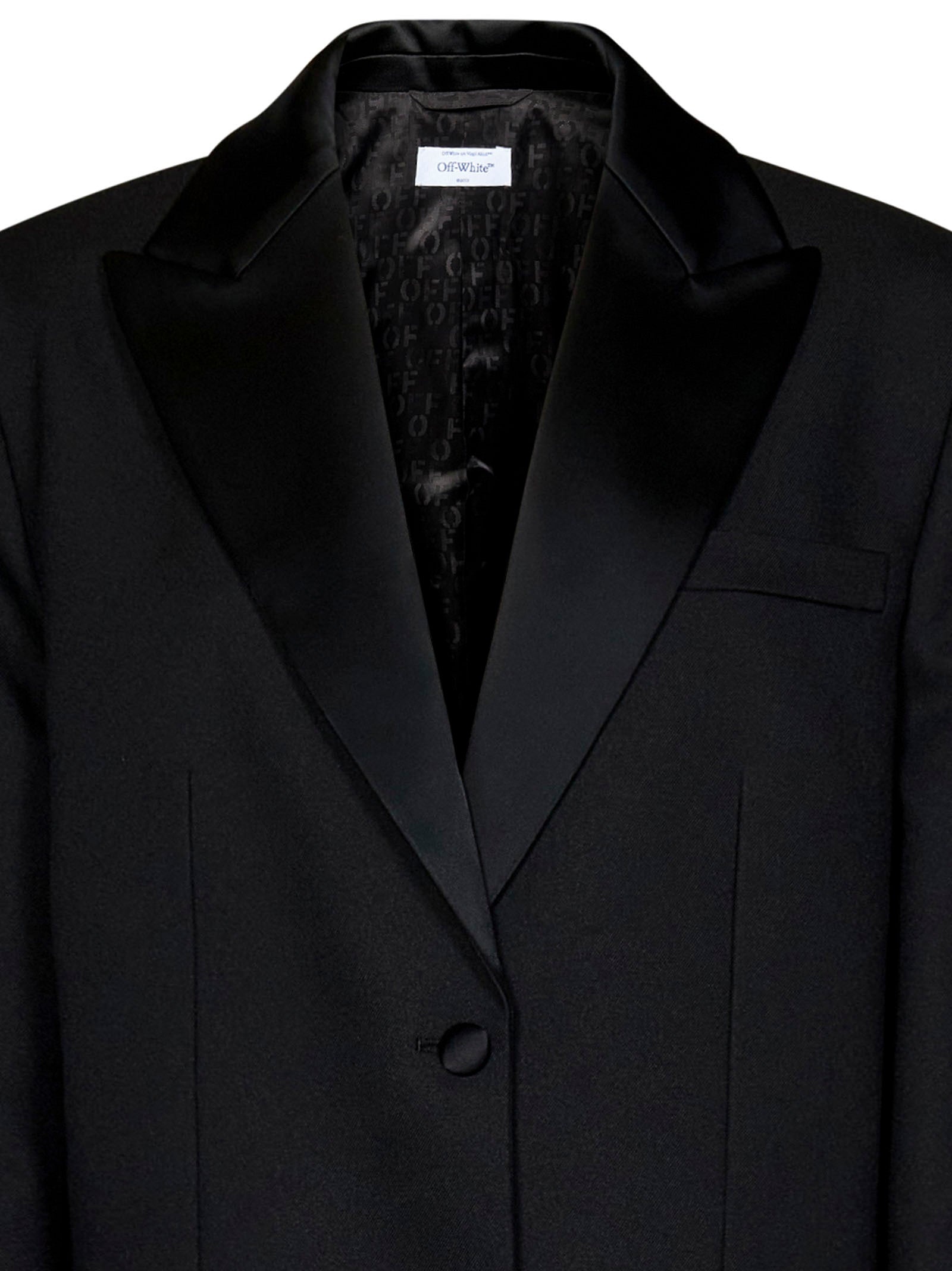 Off-White TECH DRILL TOMBOY TUXEDO JACKET OFF-WHITE