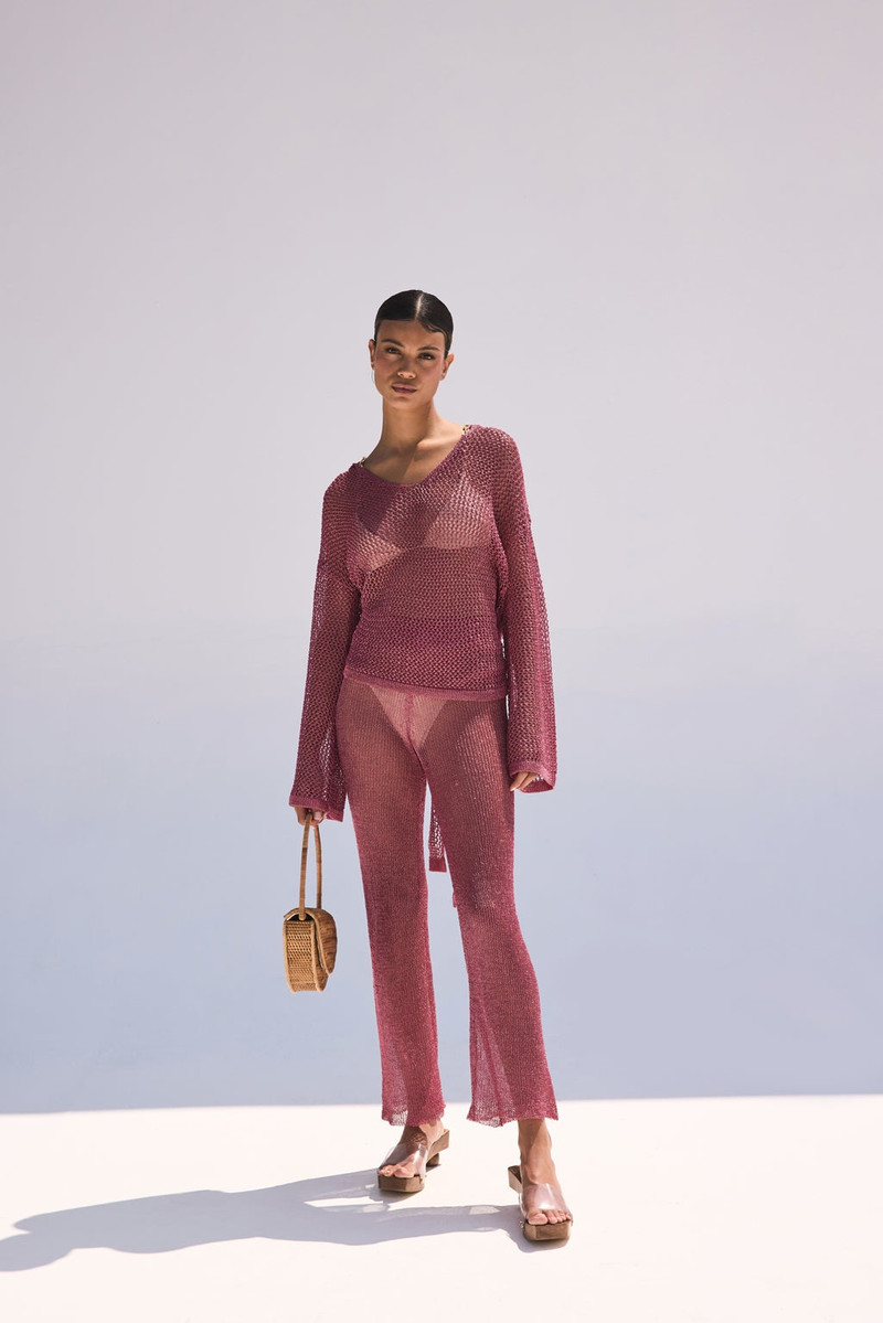 Cult Gaia CATHERINE KNIT SWEATER outlook