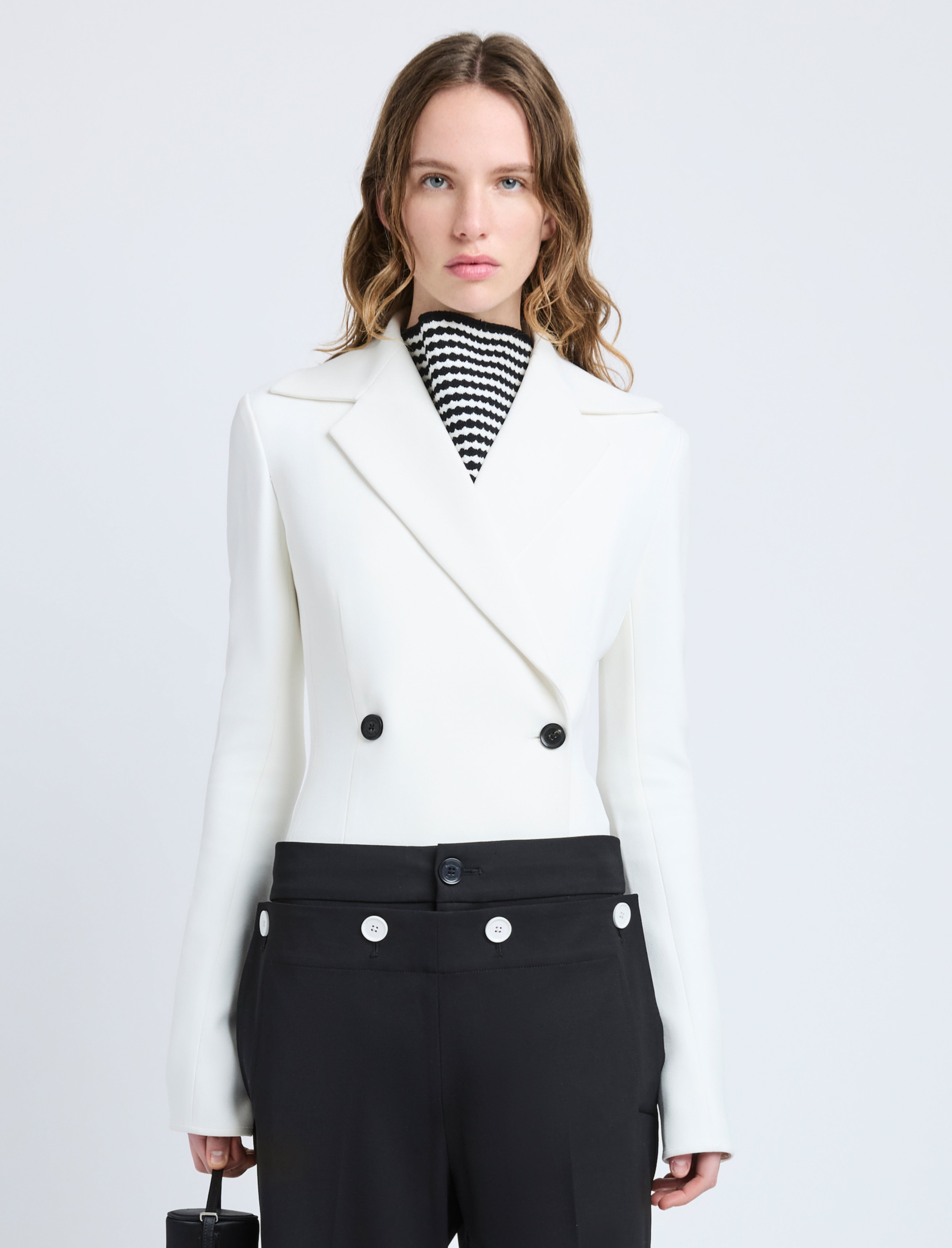 Marine Jacket in Bi-Stretch Suiting - 2