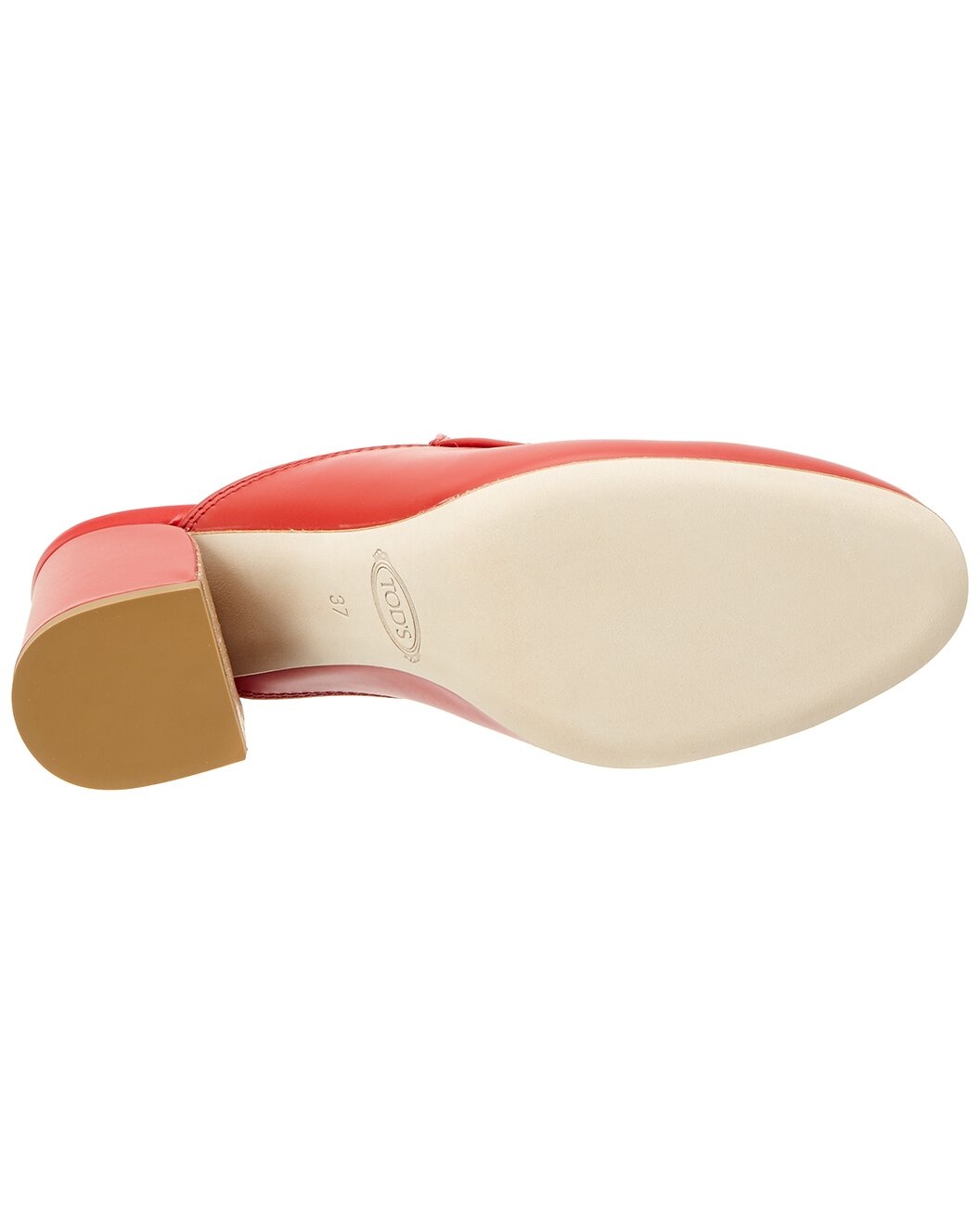 TOD’s Double T Leather Heeled Mule - 4
