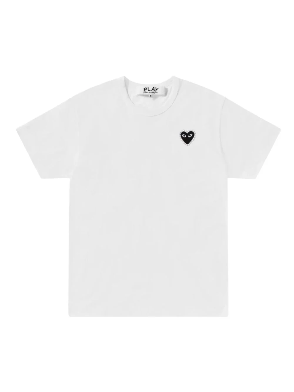 embroidered-heart T-shirt - 1