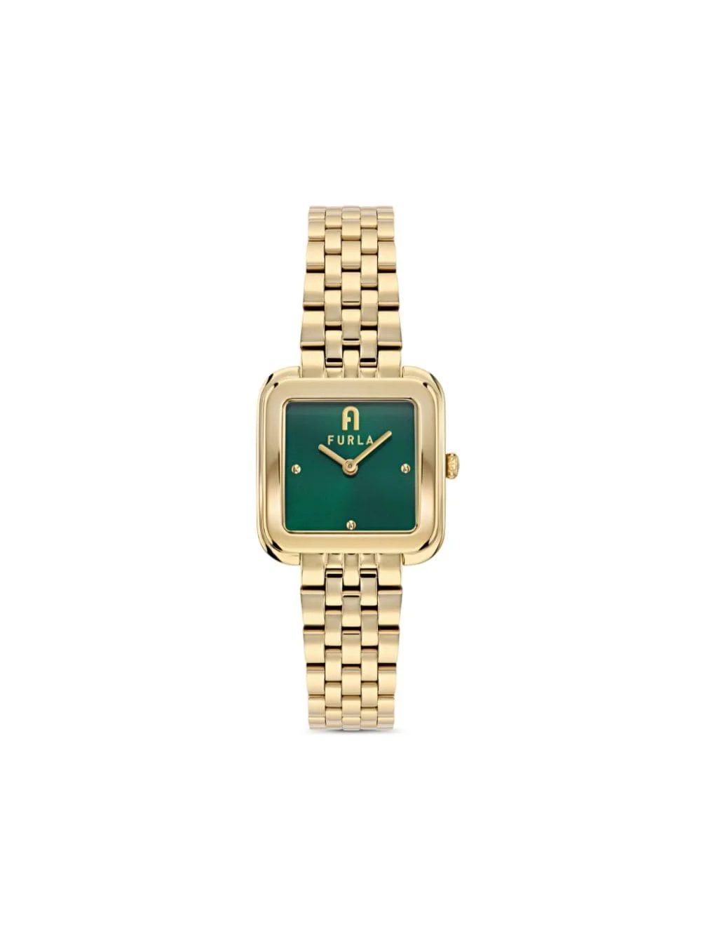 square-gold tone watch - 1