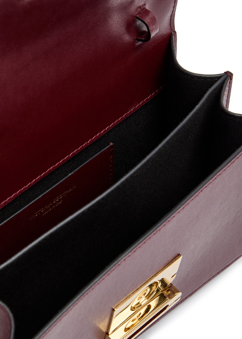 Victoria Beckham Dorian Mini Grained-leather top Handle bag - 4