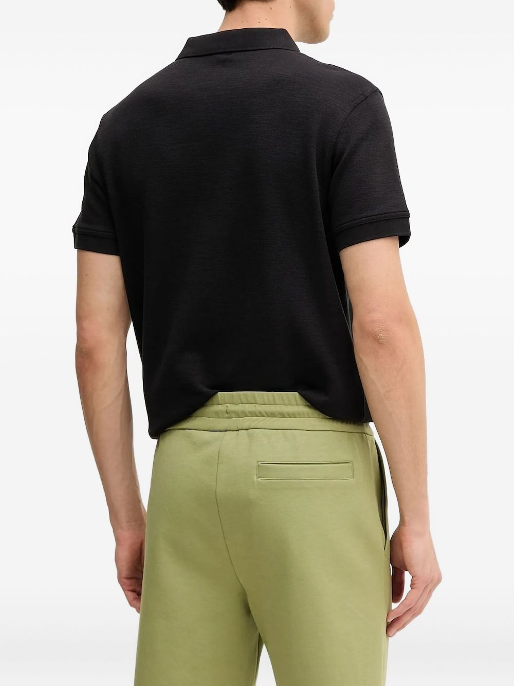 drawstring-waist track shorts - 2