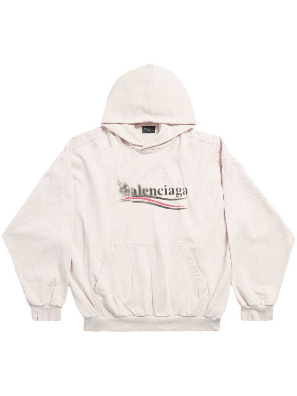 Political Stencil cotton hoodie - 1