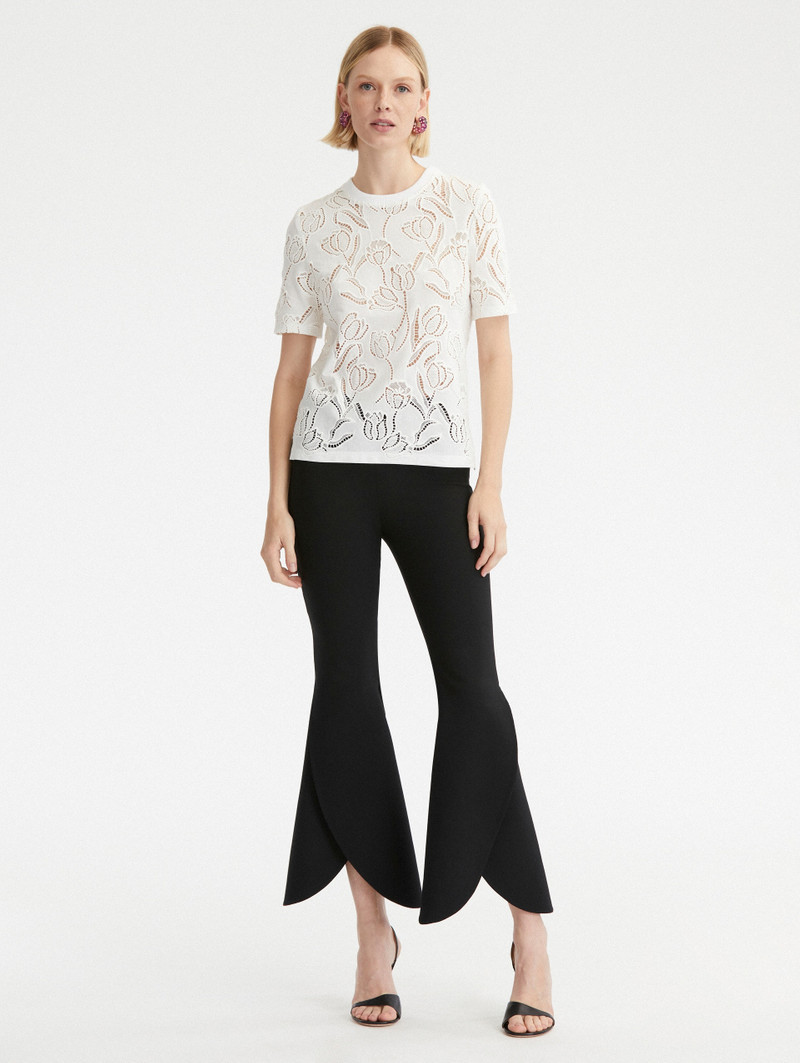 Oscar de la Renta JERSEY TULIP TEE outlook