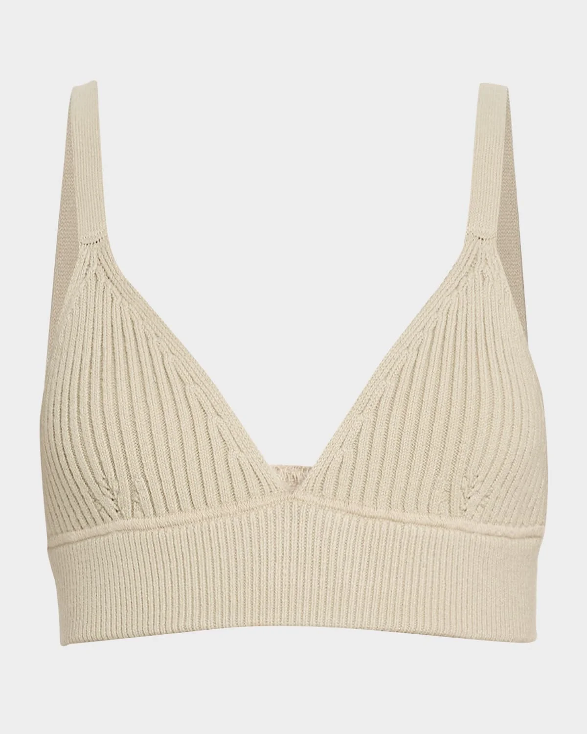 V-Neck Cashmere Bra - 1