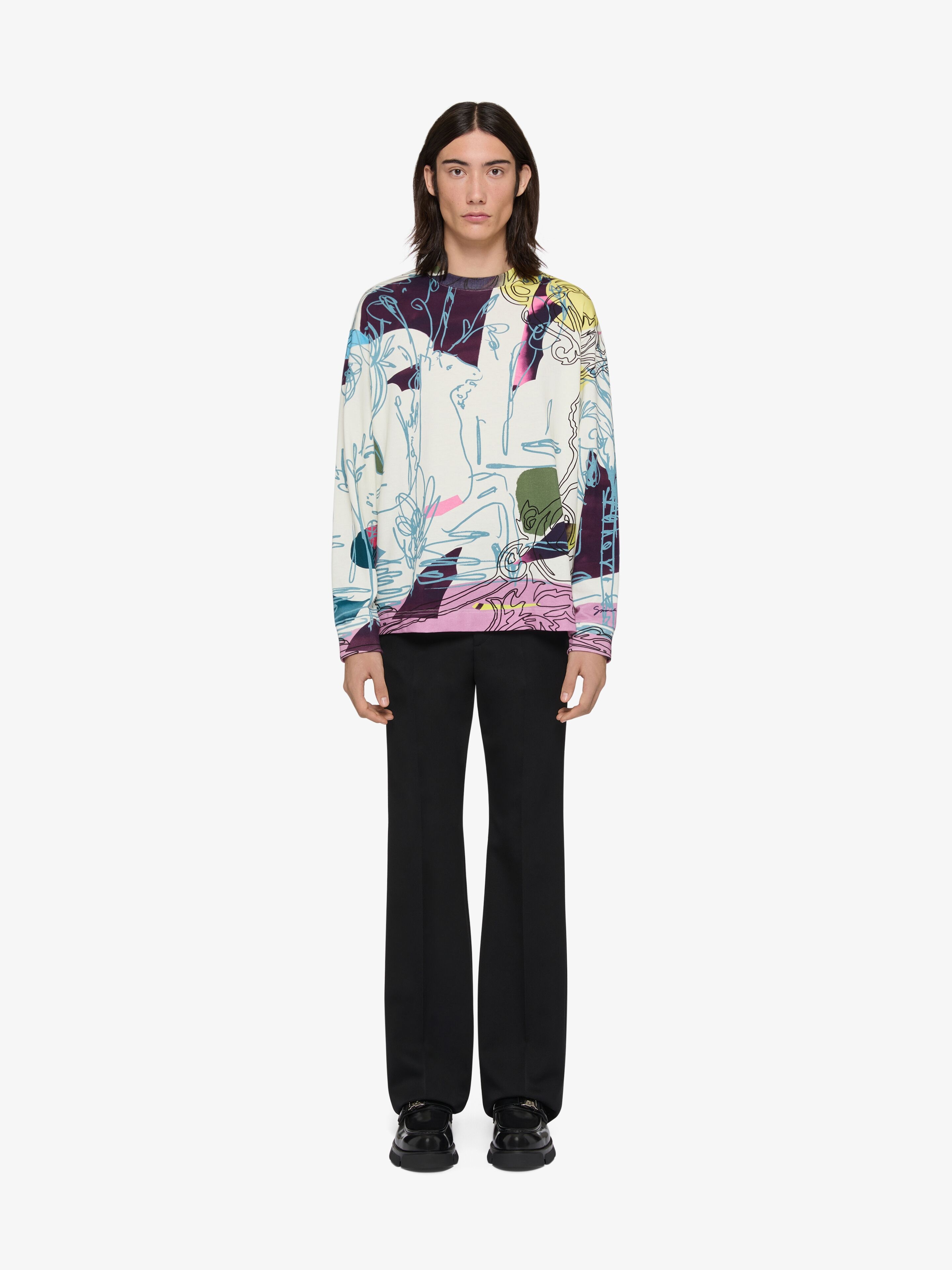 PRINTED MULTICOLOR T-SHIRT IN COTTON - 2