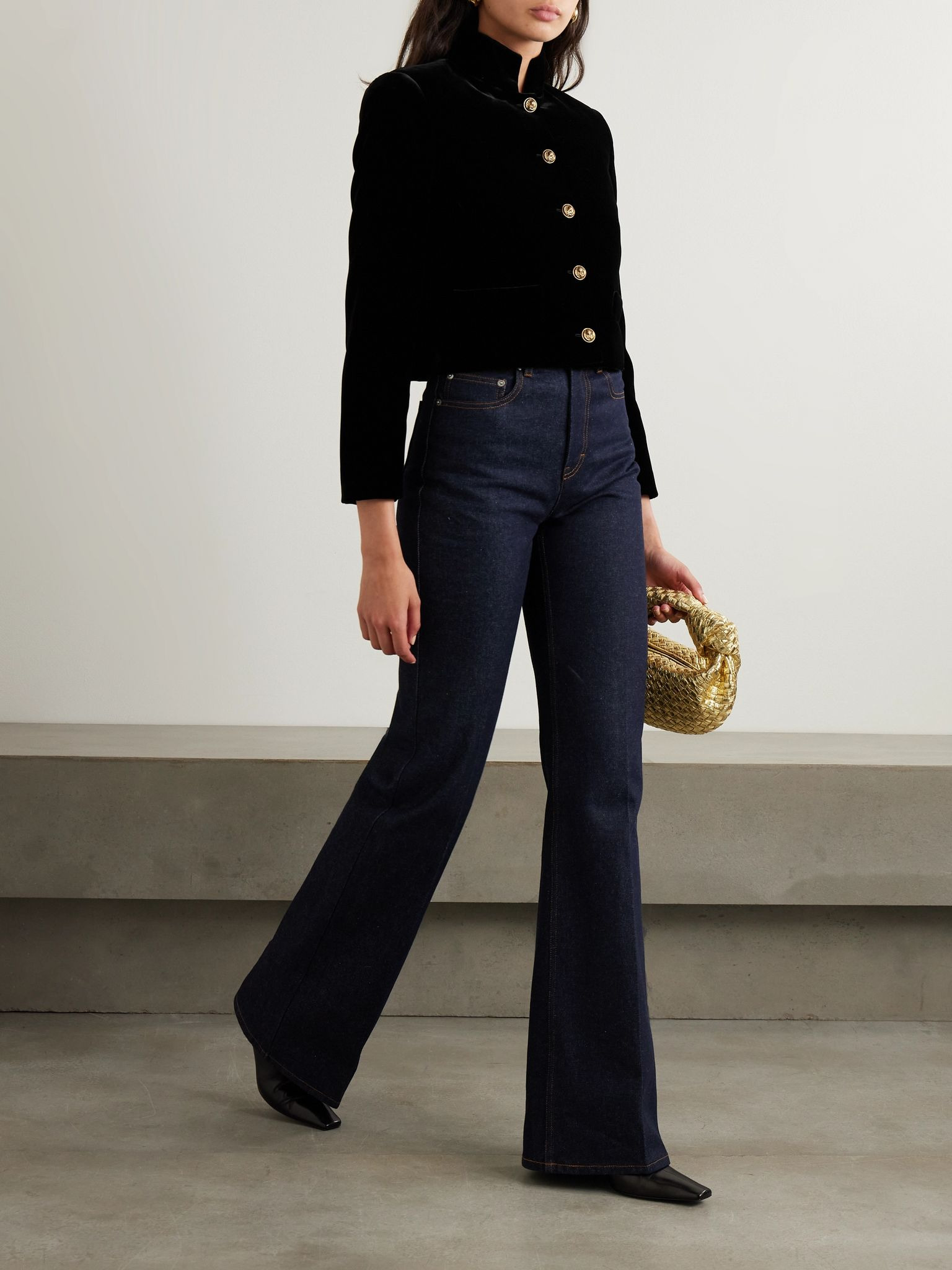Stephanie velvet jacket Black - 2