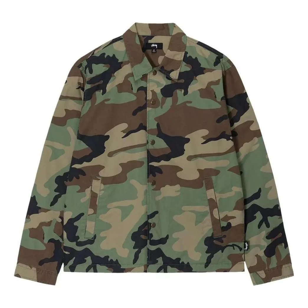 Stussy Coach Shirt 'Camo' 1110279-CAMO - 1
