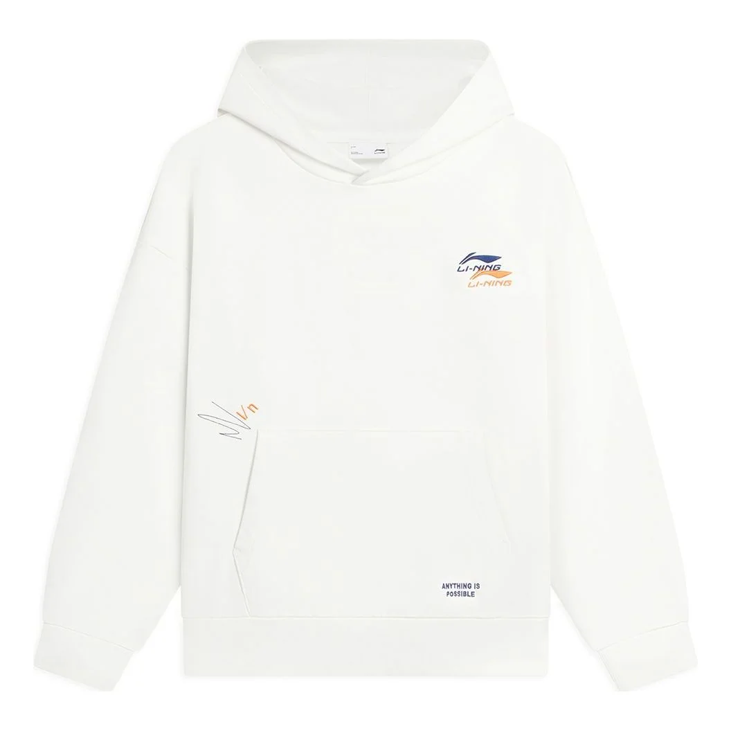 Li-Ning Anything Is Possible Graphic Hoodie 'White' AWDSF73-6 - 1