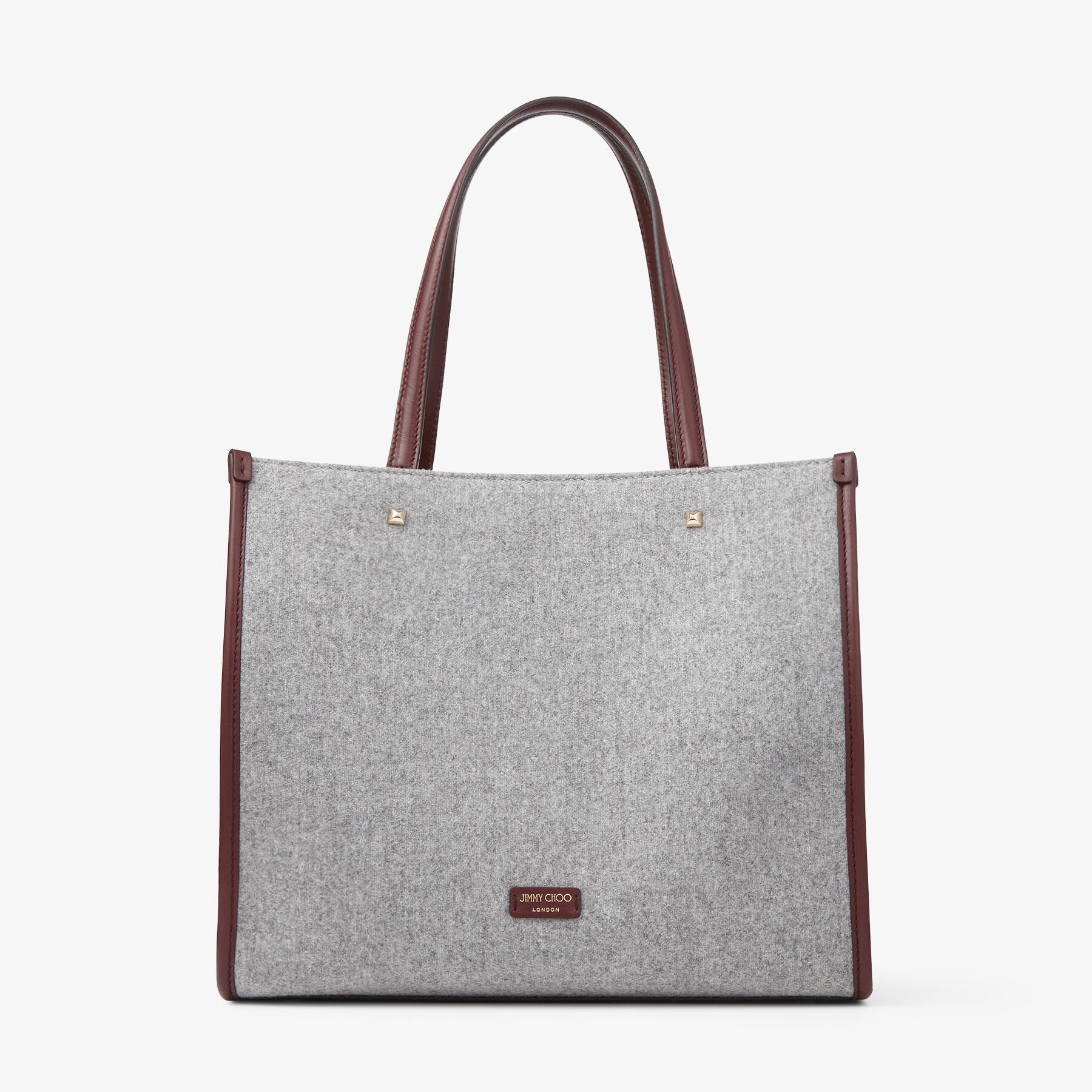 Varenne Tote Bag
Felt Jimmy Choo London Embroidery Logo Tote Bag - 7