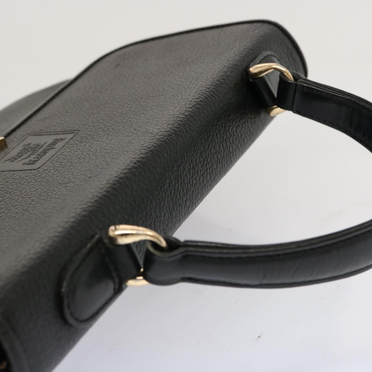 Burberry Hand Bag Leather Black - 6
