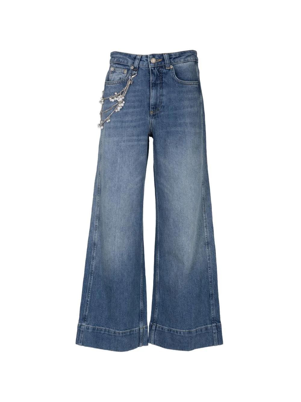 Betsy chain-detail jeans - 1