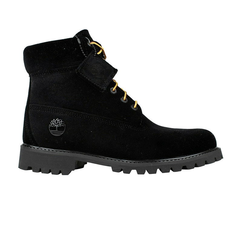 Timberland X 오프 화이트 벨벳 부츠 '블랙 이름 * 1
