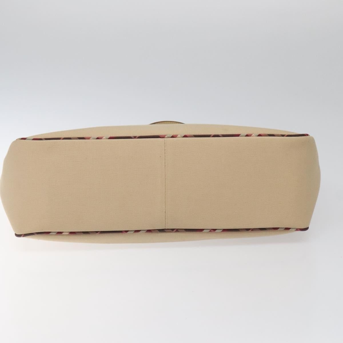 Burberry Blue Label Tote Bag Canvas Beige - 9