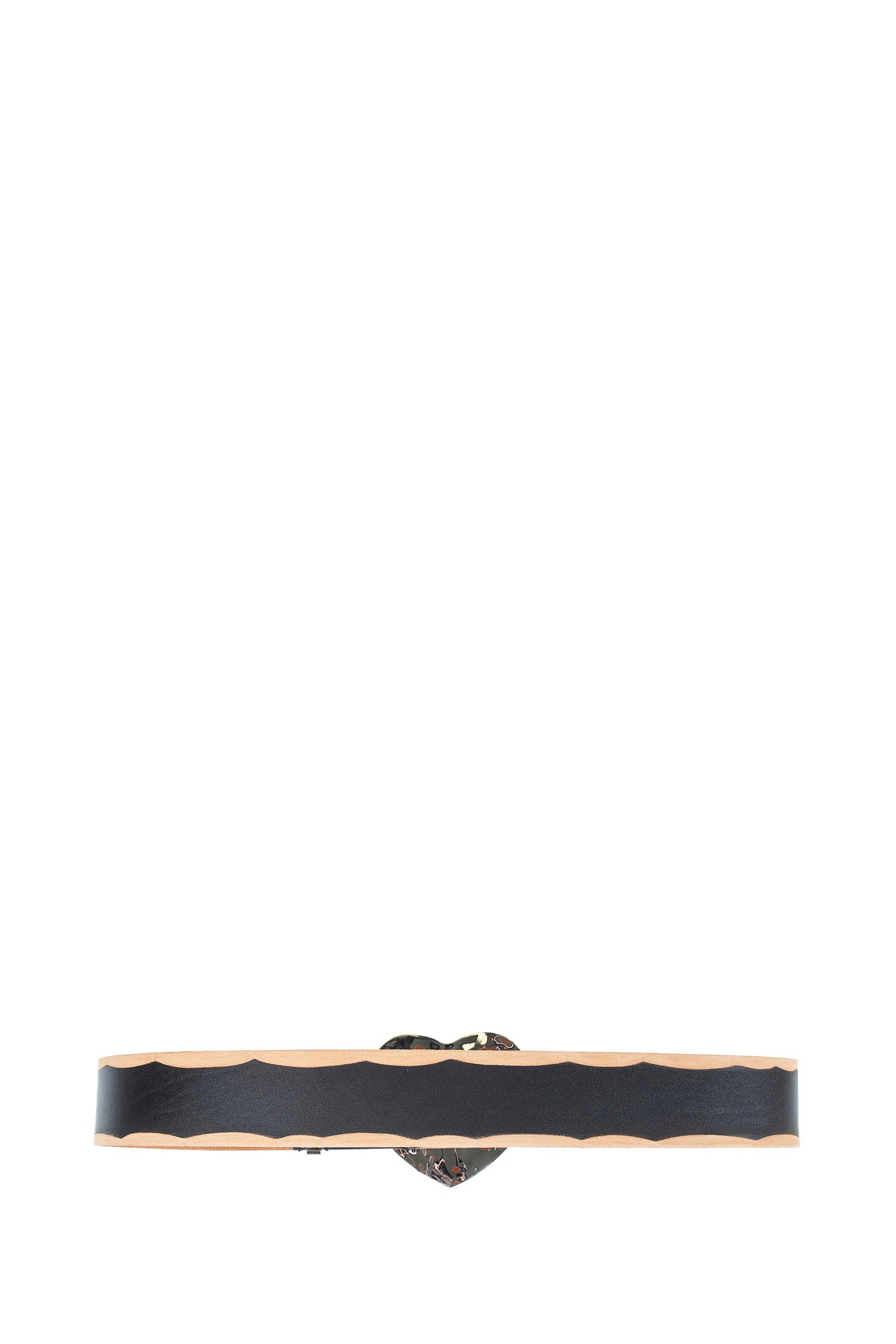 Heart Logo Buckle Belt - 2