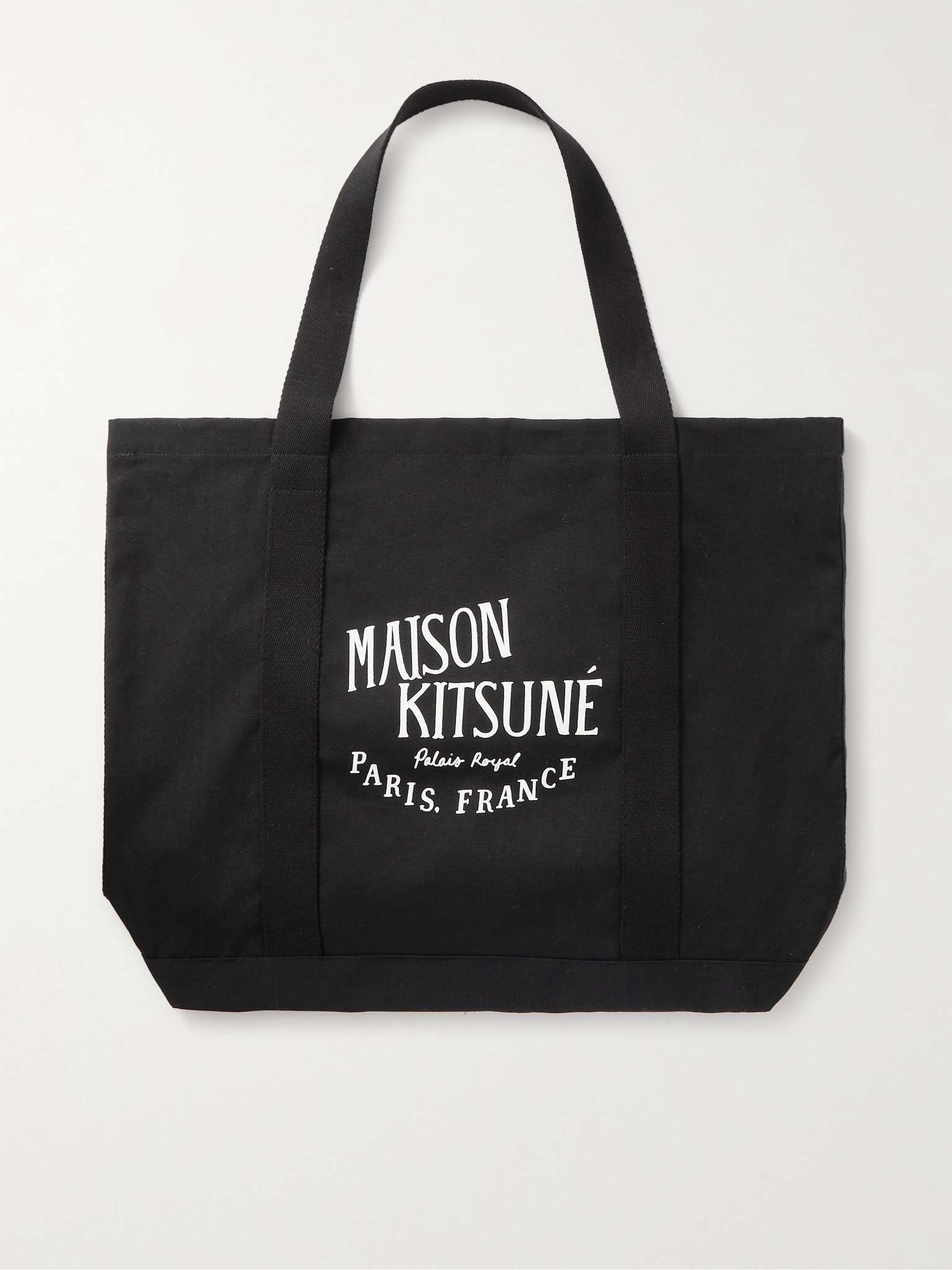 Logo-Print Cotton-Canvas Tote Bag - 1