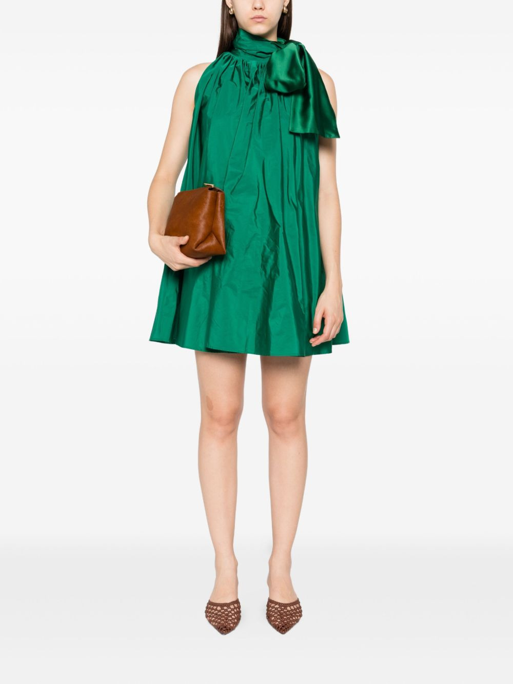 bow-detail dress - 2