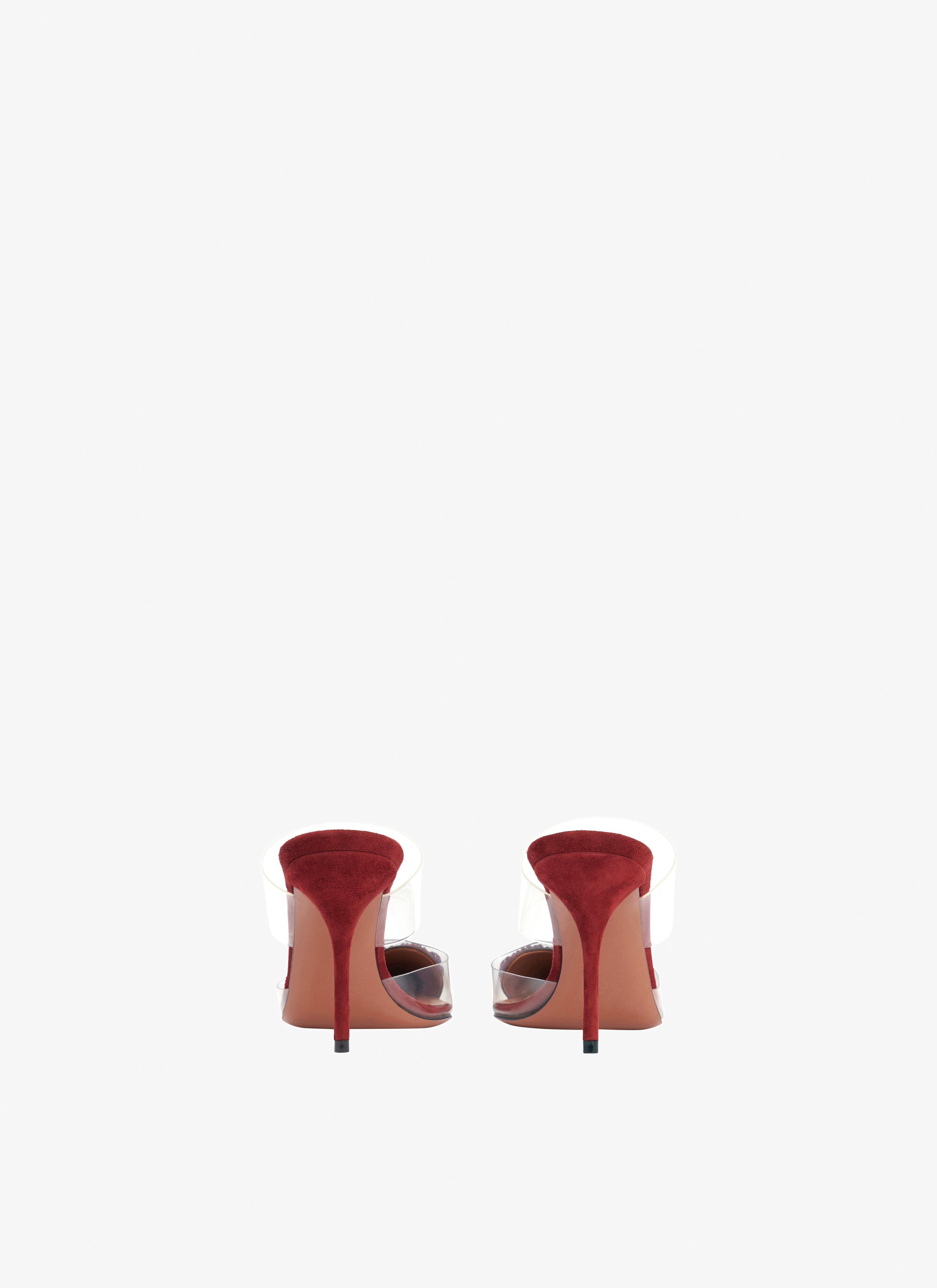 HEART MULES IN SUEDE GOATSKIN WITH CRYSTALS - 3