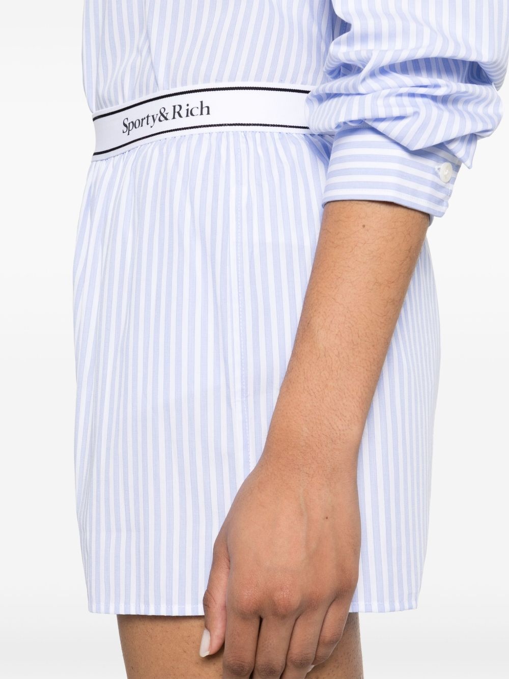 logo-waistband shorts - 5