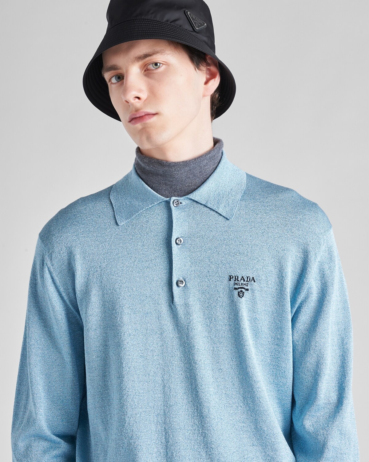 Silk polo shirt - 3