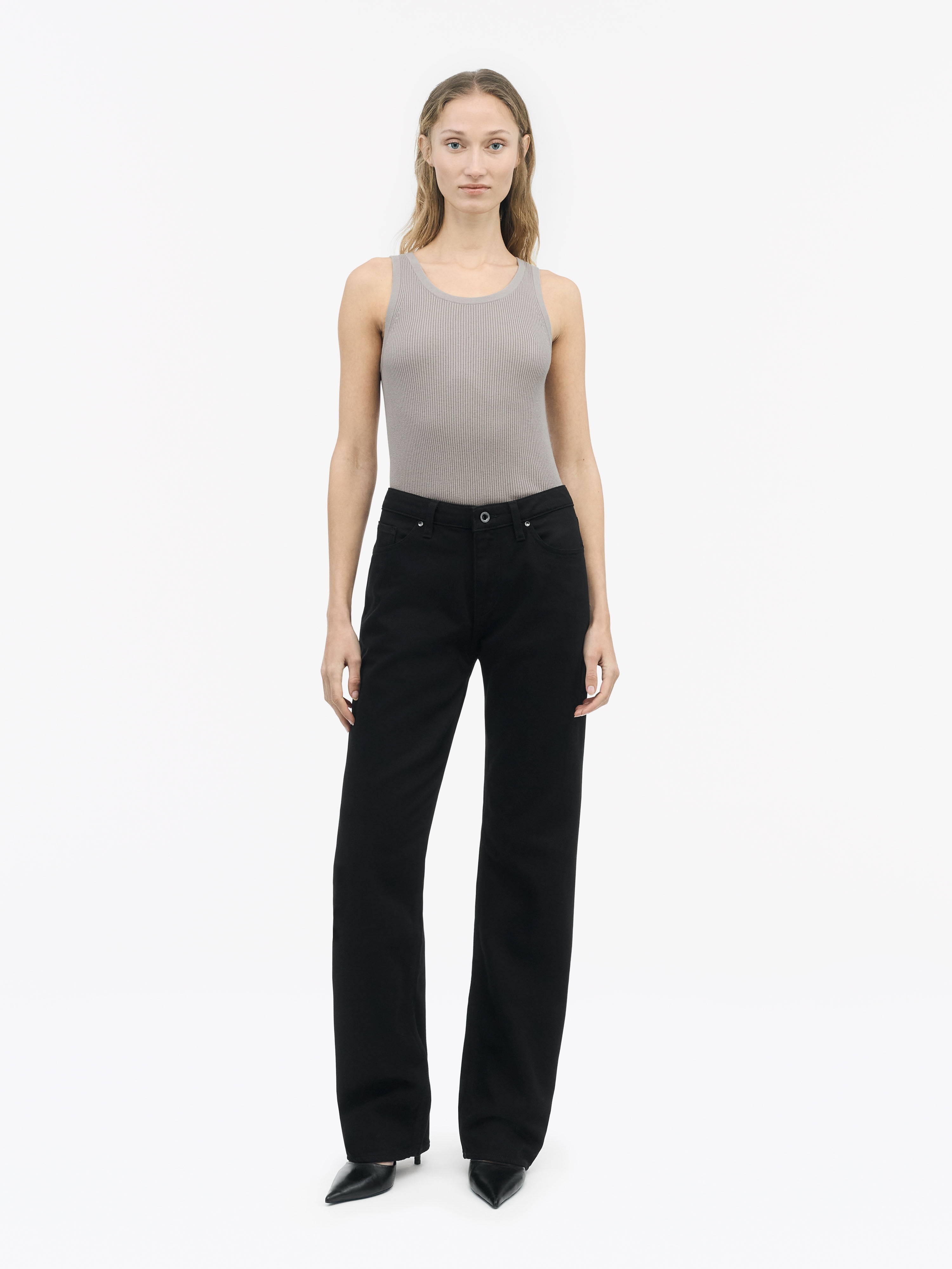 Evee Regular Straight Cotton Jeans - 2