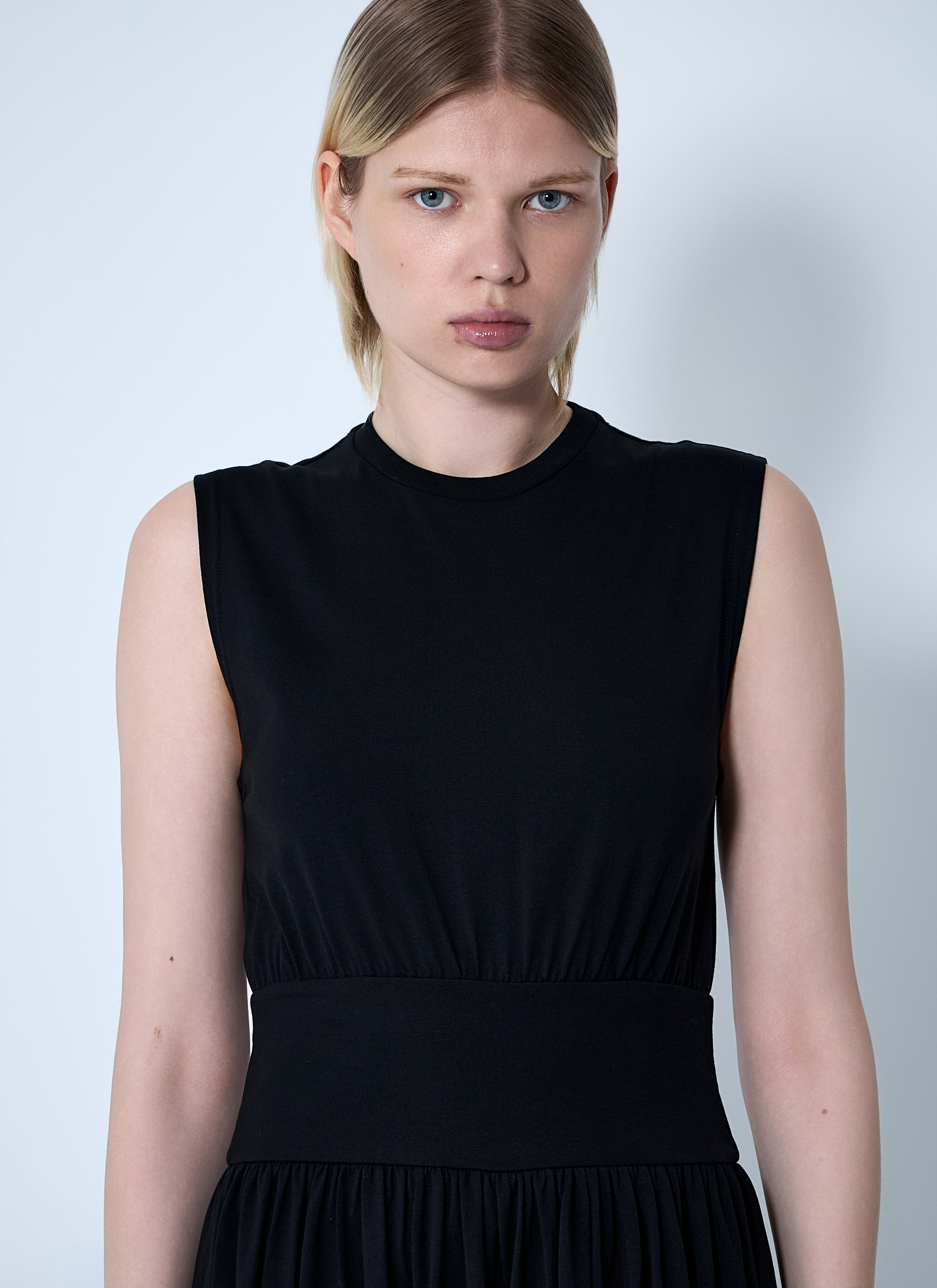 Toteme Women Sleeveless Cotton Tee Dress - 5
