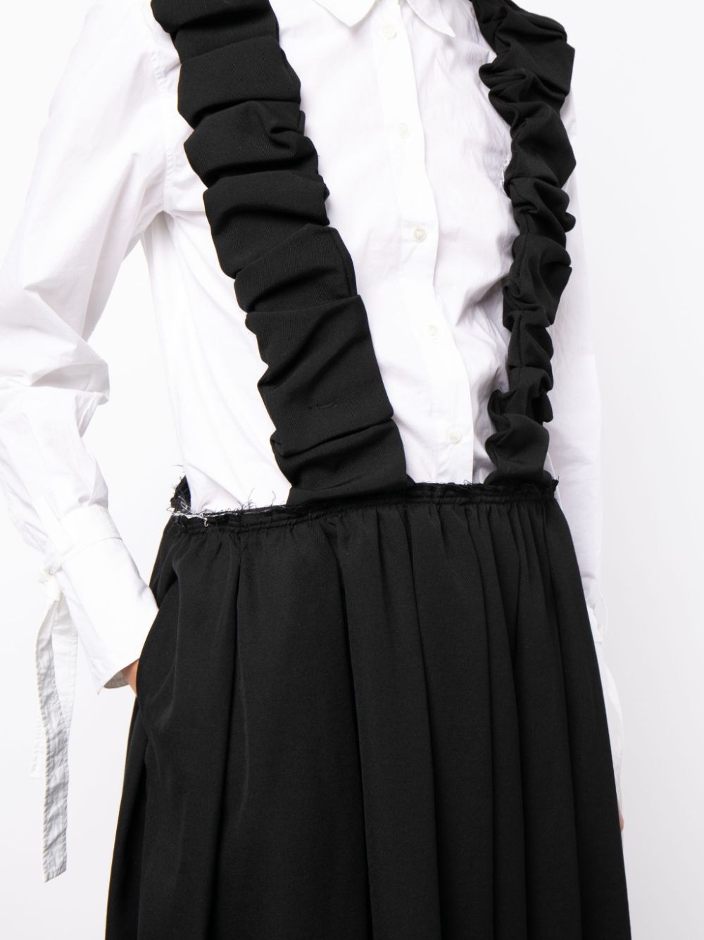 dungarees-style midi dress - 5