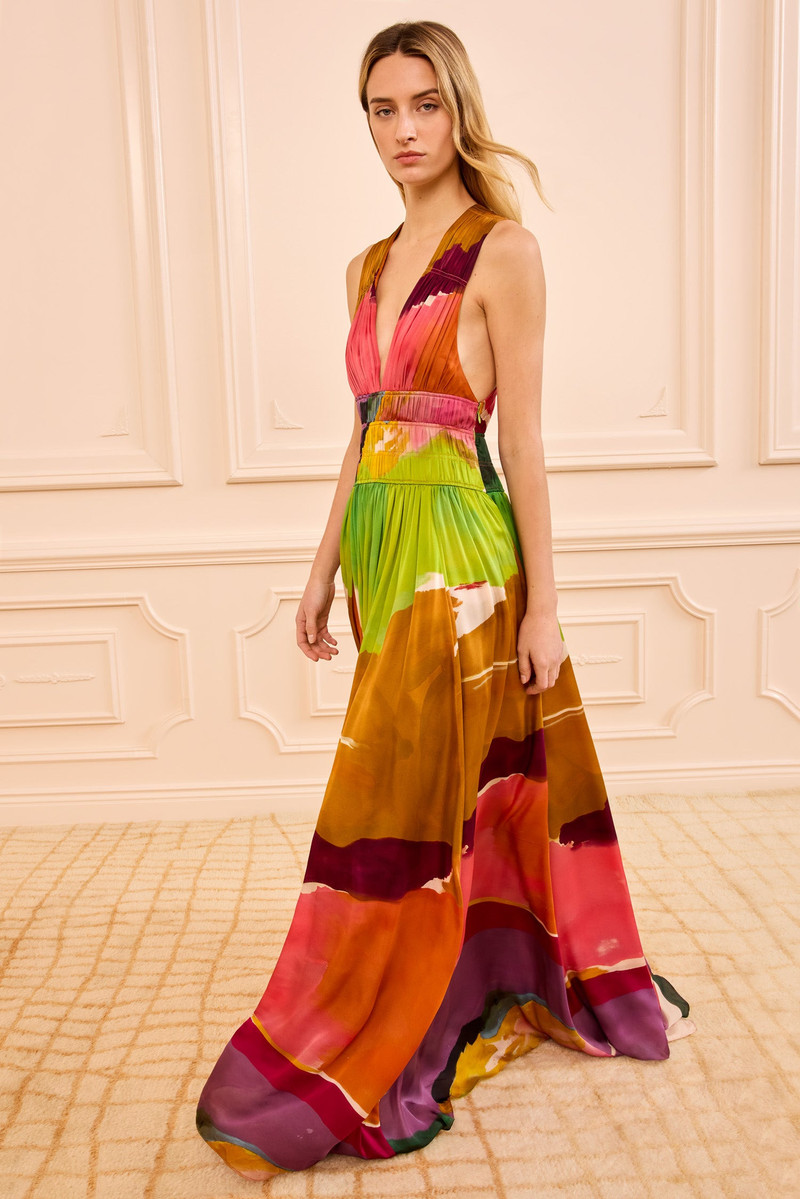 ULLA JOHNSON Boheme Silk Gown outlook