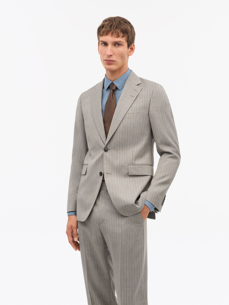 TIGER OF SWEDEN Ease Pinstriped Wool Jacket outlook