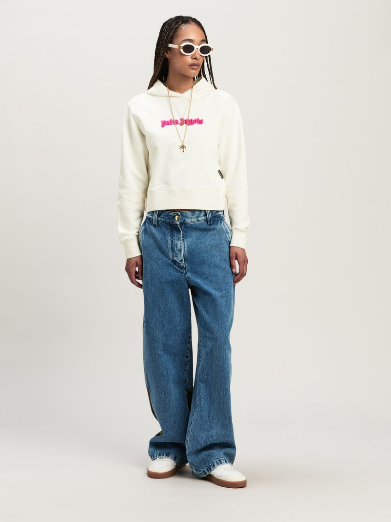 Palm Angels NEON LOGO Hoodie outlook