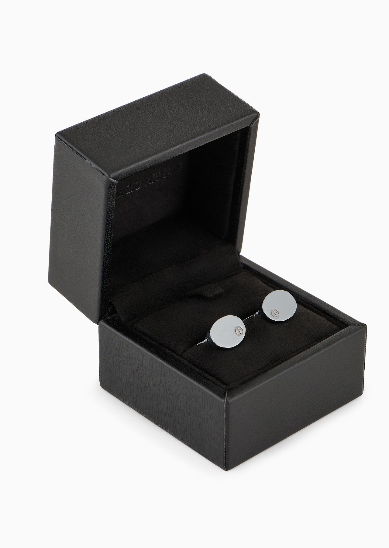 Sterling silver cufflinks with enamel detail - 3