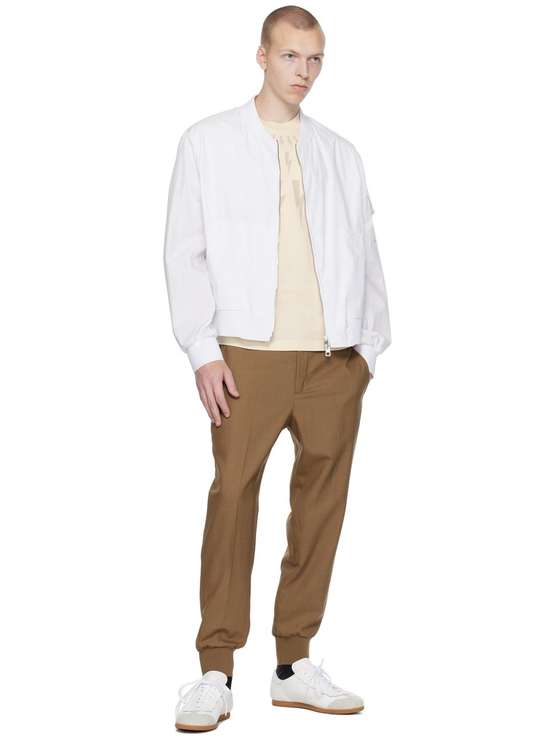 Neil Barrett Off-White Fair Isle Thunderbolt T-Shirt outlook