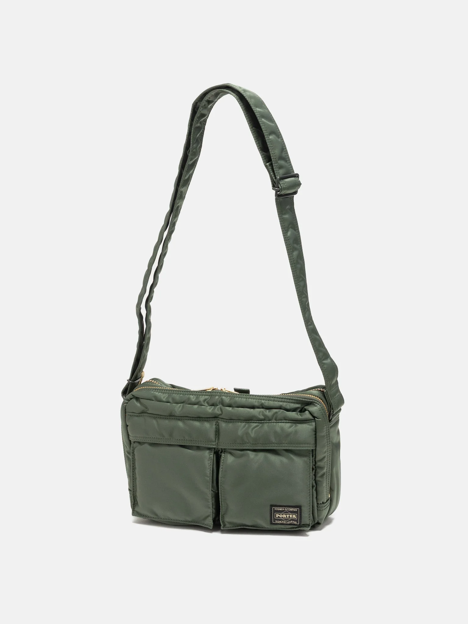 TANKER Sling Bag w/ Zip Sage Green - 1