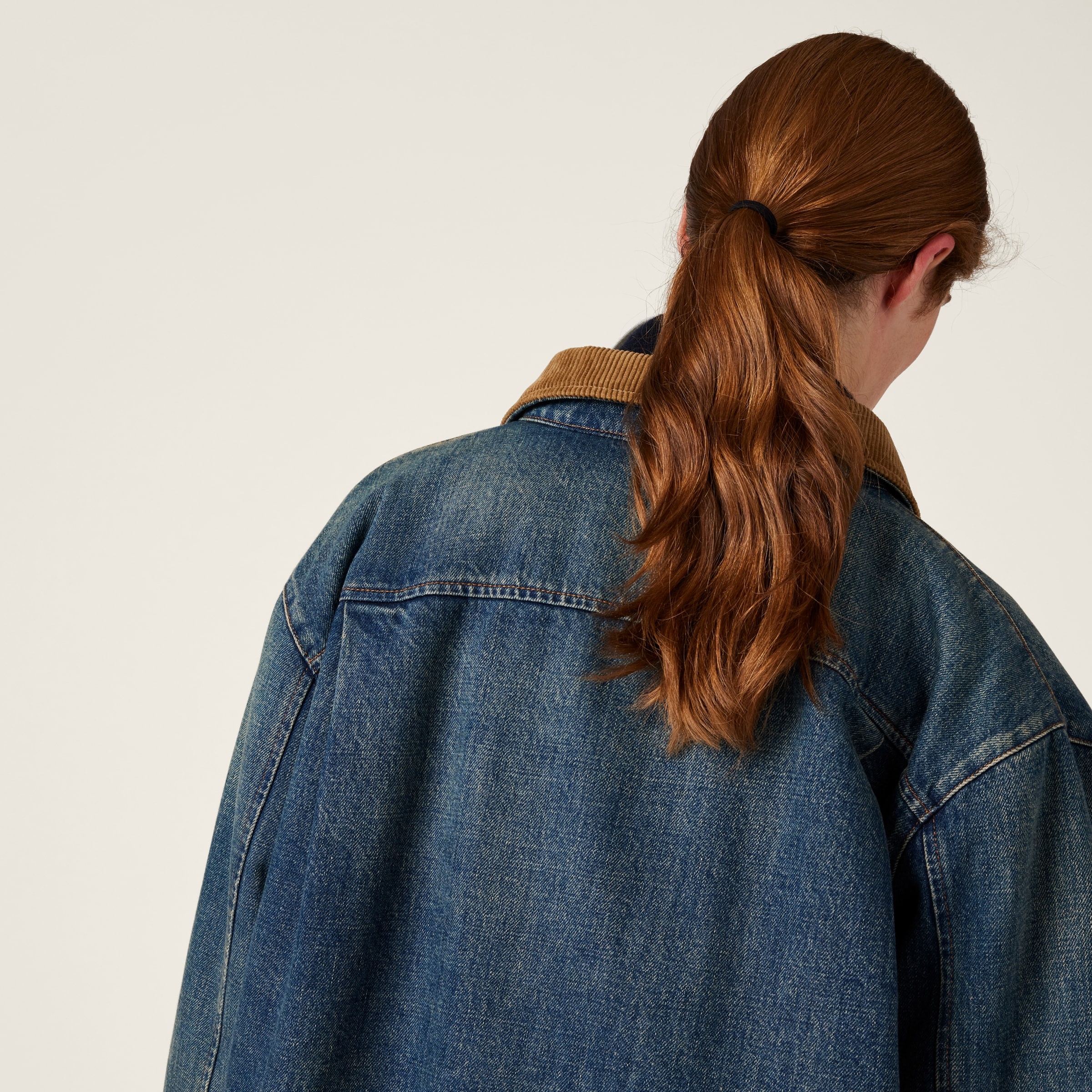 Denim down jacket - 5