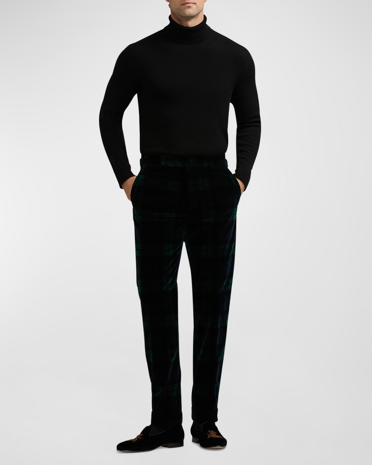 Men's Cashmere Turtleneck Sweater - 1