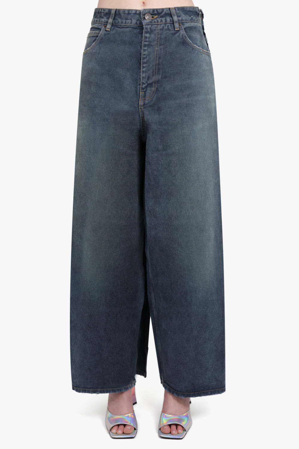 APRON PANT SKIRT | OCEAN BLUE - 3
