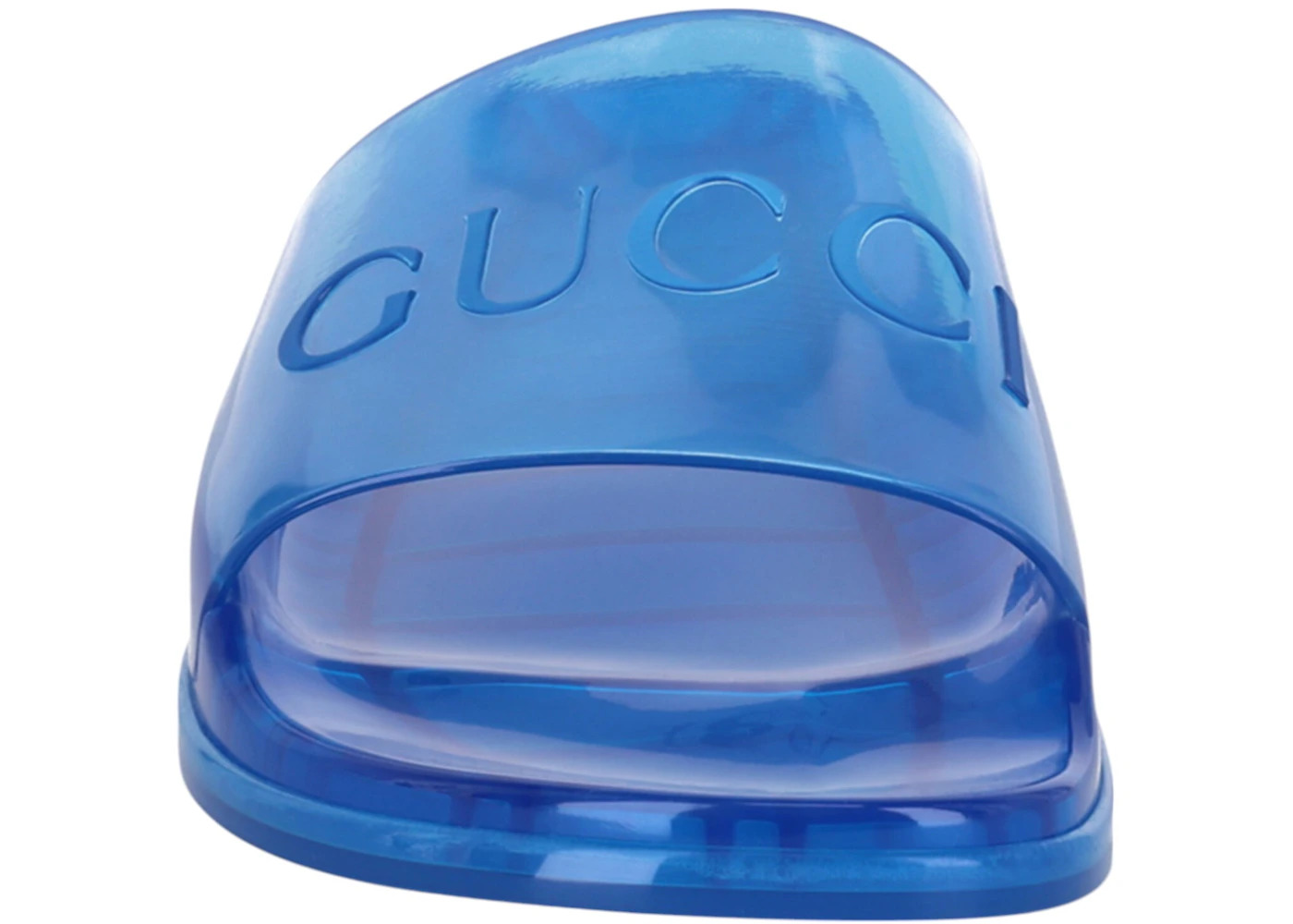 Gucci Slide Transparent Blue - 4