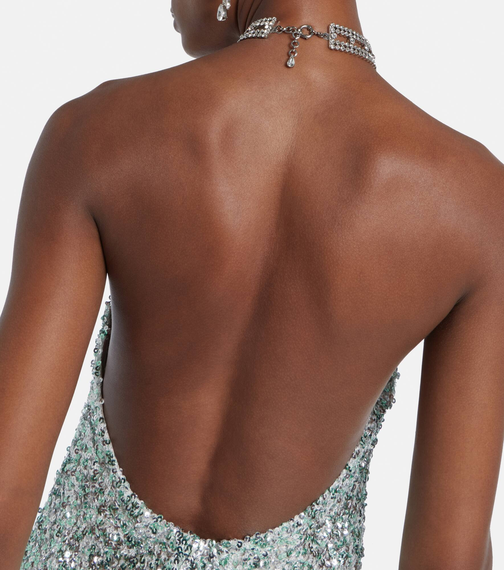 Poseidon sequined gown - 6