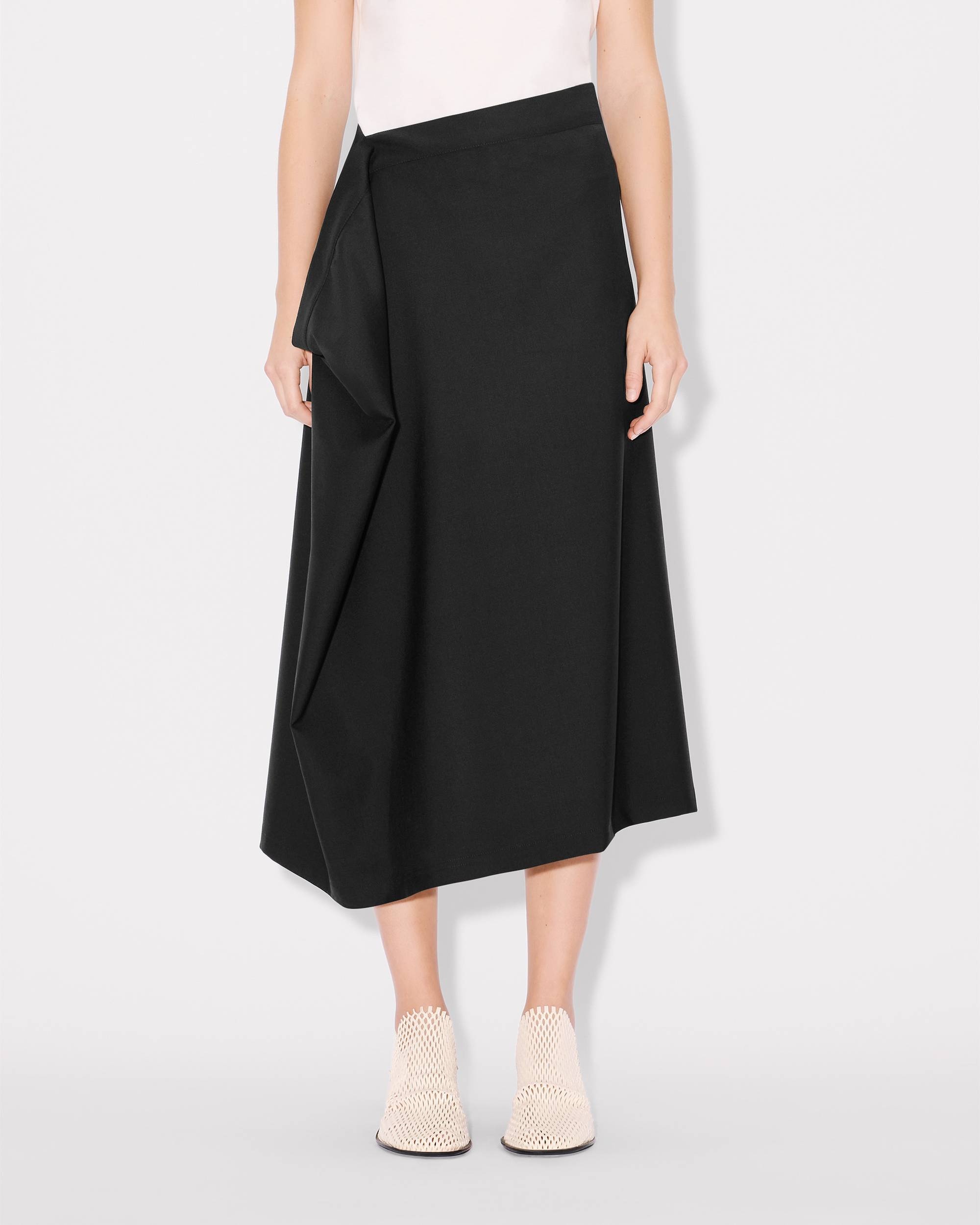 Midi skirt in virgin wool - 4