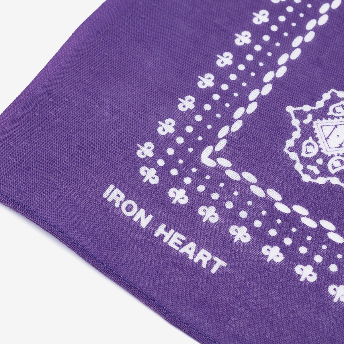 IHG-051-PUR Iron Heart “Bell” Print Bandana - Purple - 4